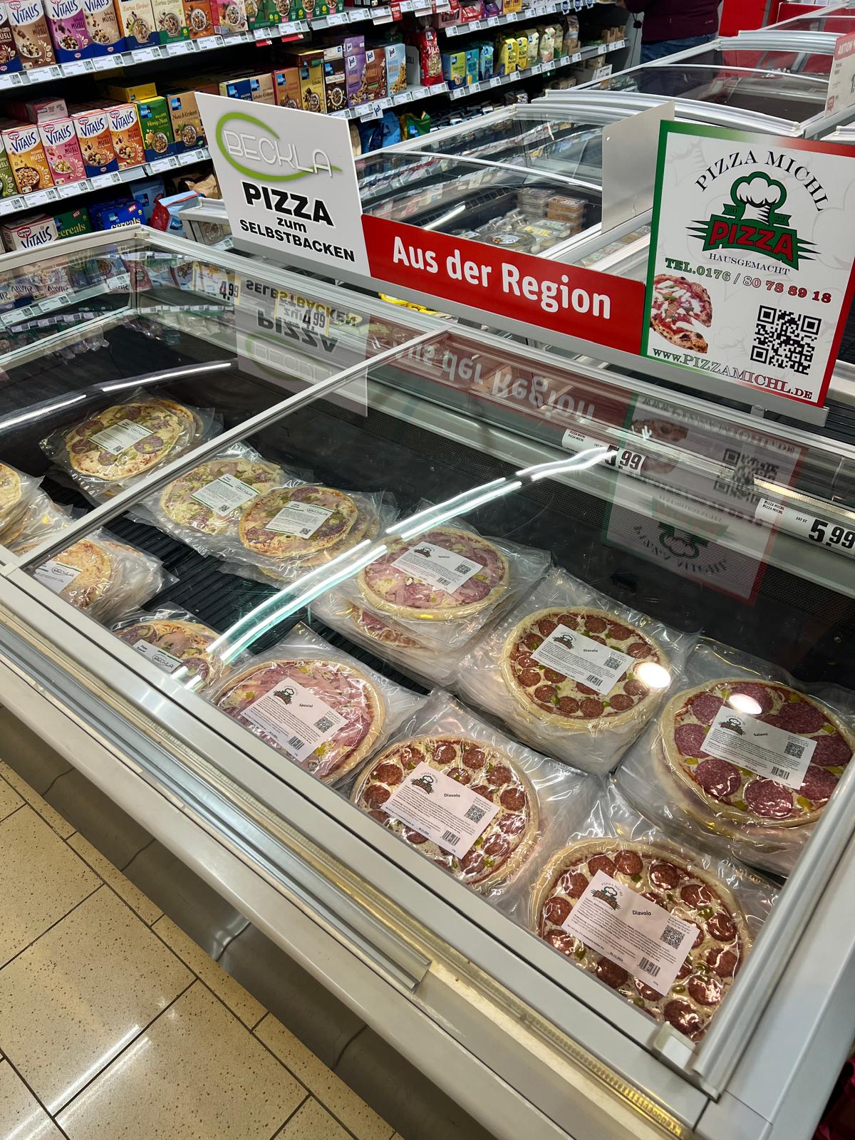 Pizza zum Selbstbacken bei Pizza Michl